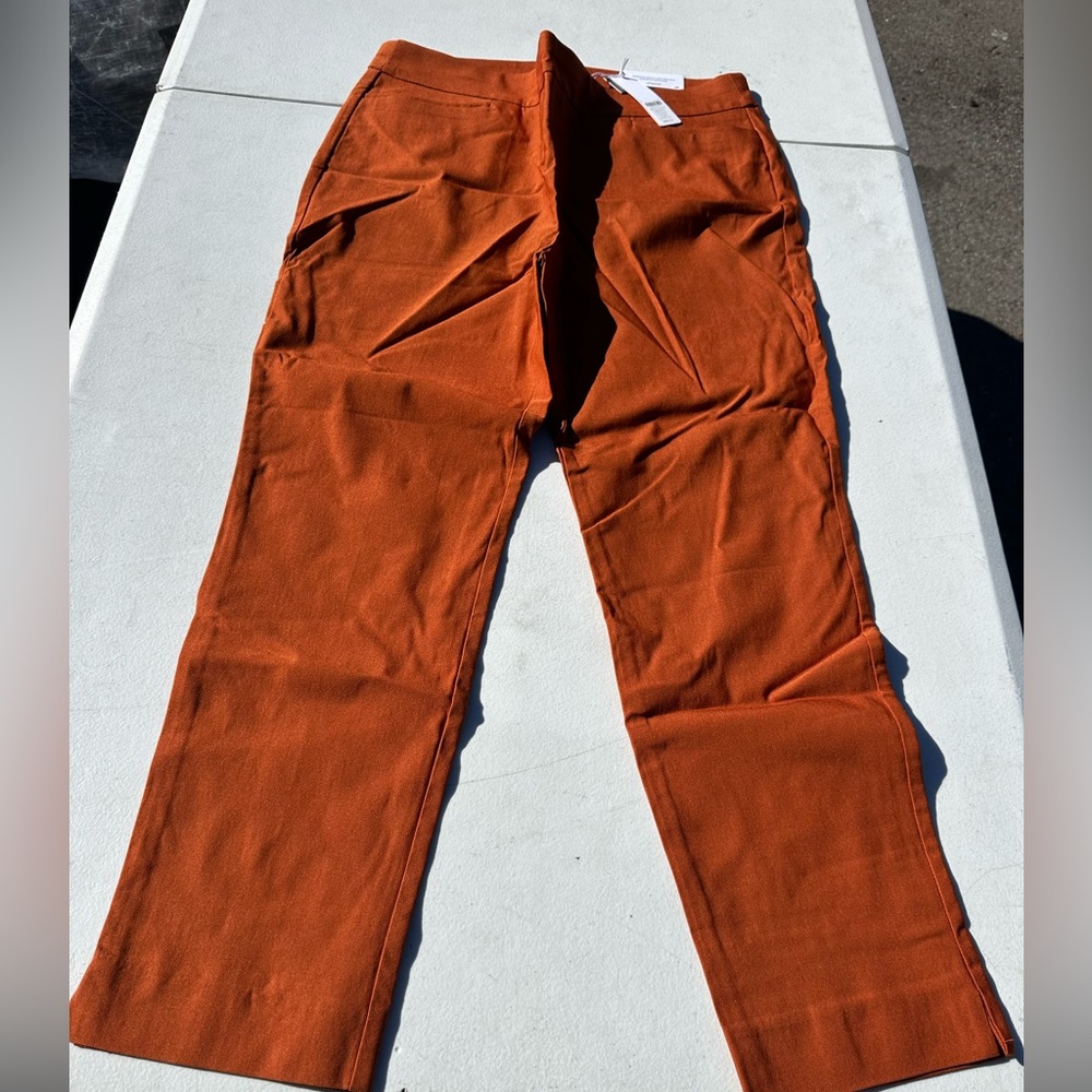 Chico's Women's Orange Chinos